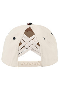 CC BEANIE Multi Pattern Patchwork Criss-Cross Back Ponytail Trucker Hat Baseball Cap