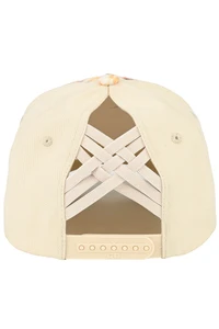 CC BEANIE Floral Pattern with Patchwork Criss-Cross Back Ponytail Trucker Hat Baseball Cap