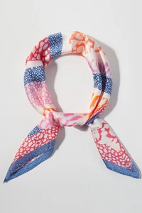 Abstract Leopard Pattern Print Light Weight Silky All Season Bandana Scarf