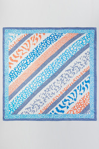 Abstract Leopard Pattern Print Light Weight Silky All Season Bandana Scarf