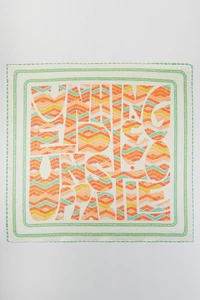 Abstract Tribal Pattern Light Weight Silky All Season Bandana Scarf