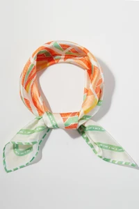 Abstract Tribal Pattern Light Weight Silky All Season Bandana Scarf