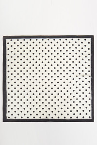 Polka Dots Pattern Print Light Weight Silky All Season Bandana Scarf