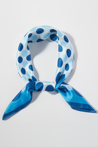 Polka Dots Sizes Pattern Print Light Weight Silky All Season Bandana Scarf