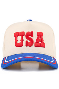 CC BEANIE USA Letter Embroidered on Two Tone Baseball Cap Trucker Hat
Snap Back