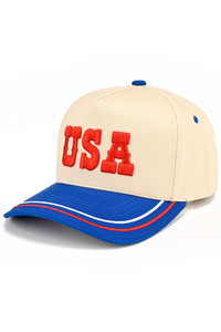 CC BEANIE USA Letter Embroidered on Two Tone Baseball Cap Trucker Hat
Snap Back