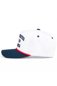 CC BEANIE UNITED STATES 1776 OF AMERICA Letter with USA Flag Embroidered on Two Tone Baseball Cap Trucker Hat