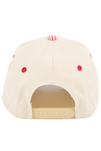 CC BEANIE ALL AMERICAN HOT DOGS with A Dog with American Flag Embroidered on Two Tone Baseball Cap Trucker Hat