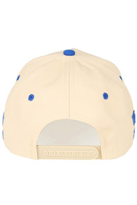 CC BEANIE BOOKED AND BUSY Letter Embroidered and Side Stripes on Two Tone Baseball Cap Trucker Hat
