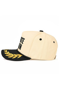 CC BEANIE TAIL GATE CAPTAIN Letter Embroidered on Two Tone Baseball Cap Trucker Hat