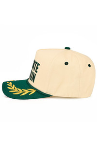 CC BEANIE TAIL GATE CAPTAIN Letter Embroidered on Two Tone Baseball Cap Trucker Hat