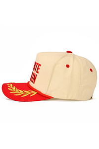 CC BEANIE TAIL GATE CAPTAIN Letter Embroidered on Two Tone Baseball Cap Trucker Hat