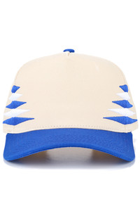 CC BEANIE Two Tone Diamond Pattern Embroidered on Two Tone Baseball Cap Trucker Hat