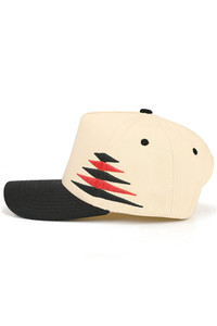 CC BEANIE Two Tone Diamond Pattern Embroidered on Two Tone Baseball Cap Trucker Hat