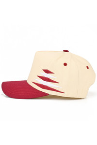 CC BEANIE Two Tone Diamond Pattern Embroidered on Two Tone Baseball Cap Trucker Hat