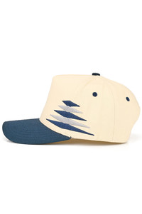 CC BEANIE Two Tone Diamond Pattern Embroidered on Two Tone Baseball Cap Trucker Hat