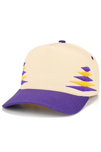 CC BEANIE Two Tone Diamond Pattern Embroidered on Two Tone Baseball Cap Trucker Hat