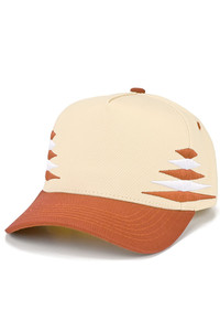 CC BEANIE Two Tone Diamond Pattern Embroidered on Two Tone Baseball Cap Trucker Hat