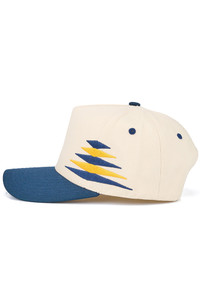 CC BEANIE Two Tone Diamond Pattern Embroidered on Two Tone Baseball Cap Trucker Hat