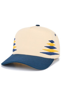 CC BEANIE Two Tone Diamond Pattern Embroidered on Two Tone Baseball Cap Trucker Hat