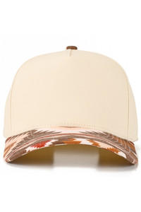 CC BEANIE South Western Aztec Pattern Bill Two Tone Baseball Cap Trucker Hat