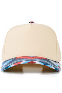 CC BEANIE South Western Aztec Pattern Bill Two Tone Baseball Cap Trucker Hat