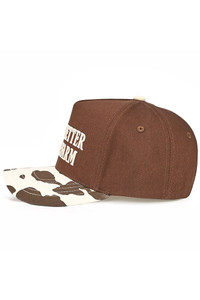 CC BEANIE LIFE IS BETTER ON THE FARM Letter Embroidered Two Tone Baseball Cap Trucker Hat