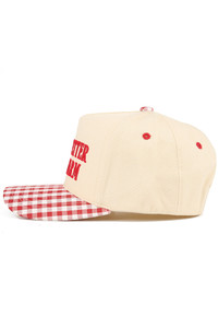 CC BEANIE LIFE IS BETTER ON THE FARM Letter Embroidered Two Tone Baseball Cap Trucker Hat