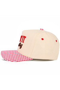 CC BEANIE KEEPIN' IT COUNTRY Letter Embroidered Two Tone Baseball Cap Trucker Hat