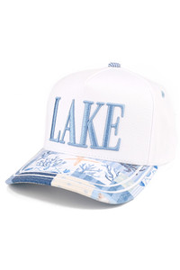 CC BEANIE LAKE Letter Embroidered Two Tone Baseball Cap Trucker Hat
Snap Back