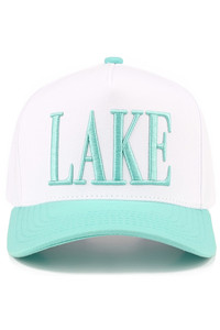 CC BEANIE LAKE Letter Embroidered Two Tone Baseball Cap Trucker Hat
Snap Back