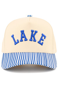 CC BEANIE LAKE Letter Embroidered Two Tone Baseball Cap Trucker Hat
Snap Back