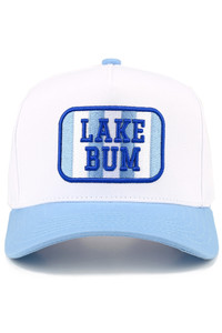 CC BEANIE LAKE BUM Letter Embroidered Two Tone Baseball Cap Trucker Hat
Snap Back