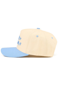 CC BEANIE HAPPIER AT THE LAKE Letter Embroidered Two Tone Baseball Cap Trucker Hat