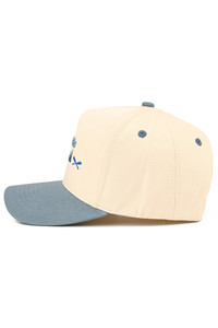 CC BEANIE LAKE LIFE Letter with Icons Embroidered Two Tone Baseball Cap Trucker Hat