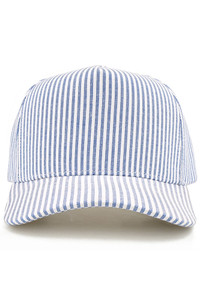 CC BEANIE All Over Stripe Pattern Two Tone Baseball Cap Trucker Hat