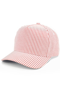 CC BEANIE All Over Stripe Pattern Two Tone Baseball Cap Trucker Hat