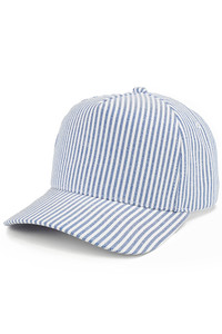 CC BEANIE All Over Stripe Pattern Two Tone Baseball Cap Trucker Hat