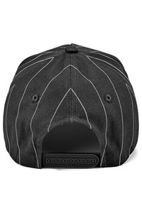 CC BEANIE Pinstripe Pattern on Solid Baseball Cap Trucker Hat
Snap Back