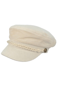 CC BEANIE Cotton Corduroy Solid with Rope Fisherman Cap