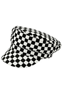 CC BEANIE Checker Check Pattern Cotton Fisherman Cap
