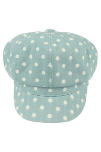 CC BEANIE Polka Dot Pattern Cotton Newsboy Cap