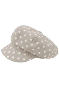 CC BEANIE Polka Dot Pattern Cotton Newsboy Cap