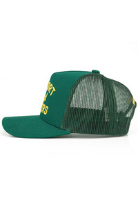 CC BEANIE SUPPORT LOCAL FARMERS Letter Embroidered  Two Tone Baseball Cap Trucker Hat