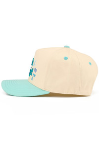 CC BEANIE OH SHIP Letter Embroidered with Icons Two Tone Baseball Cap Trucker Hat