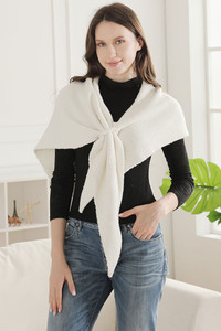 Cozy Solid Soft Knit Wrap Shawl