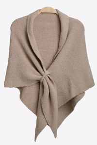 Cozy Solid Soft Knit Wrap Shawl