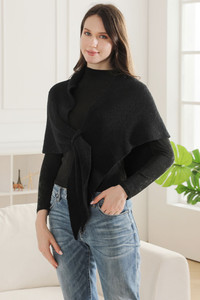Cozy Solid Soft Knit Wrap Shawl