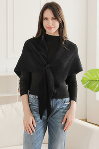 Cozy Solid Soft Knit Wrap Shawl