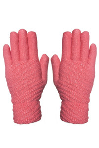 Solid Color Sherpa Lining Knit Winter Gloves